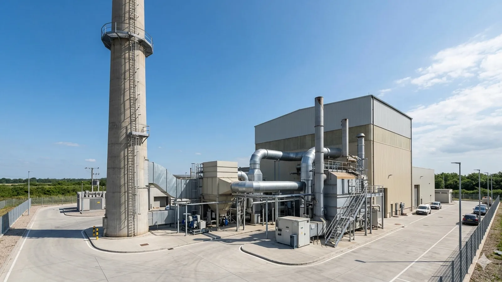 Installation industrielle d'abattement des COV