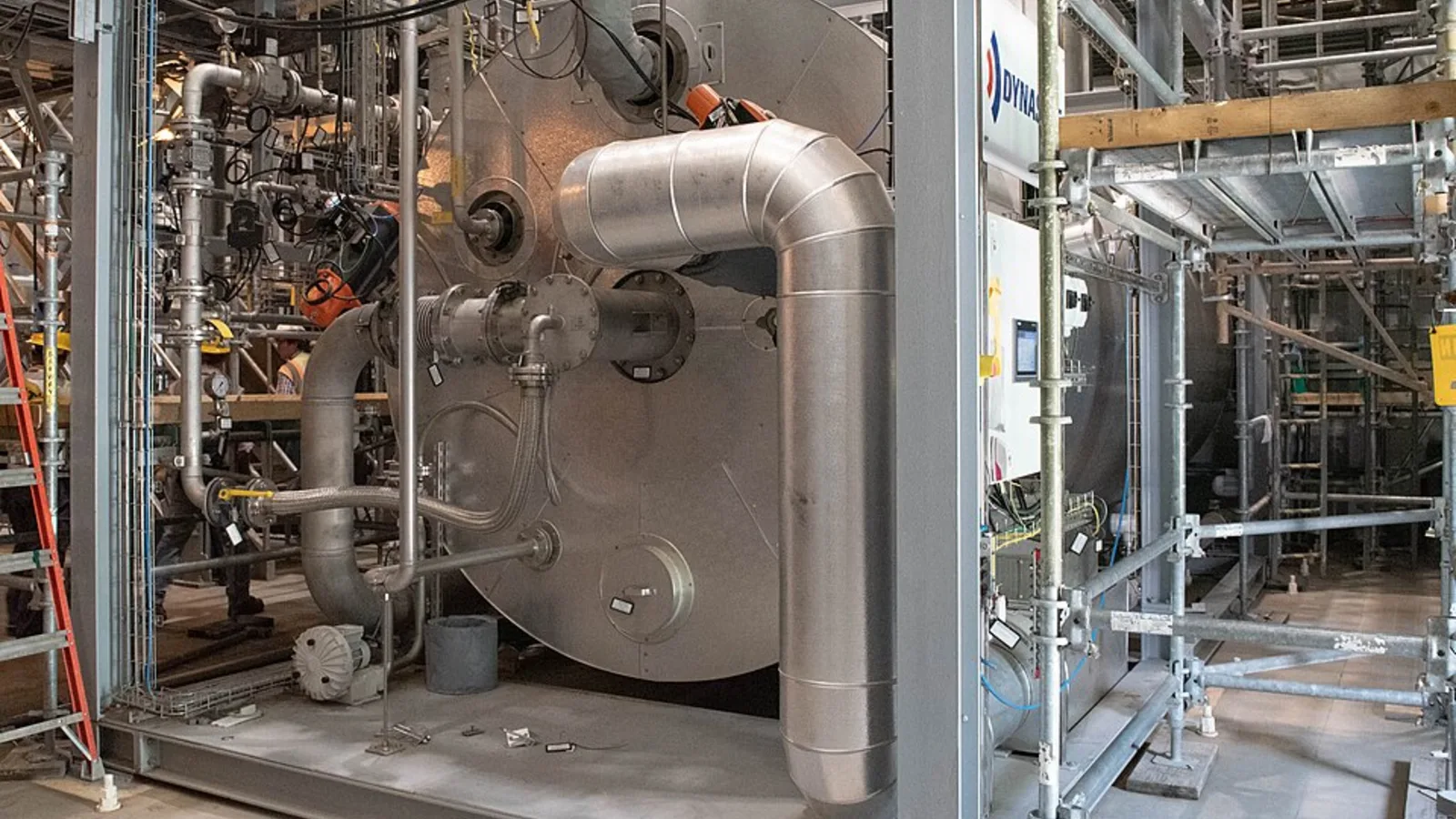 Installation industrielle d'oxydation thermique des COV